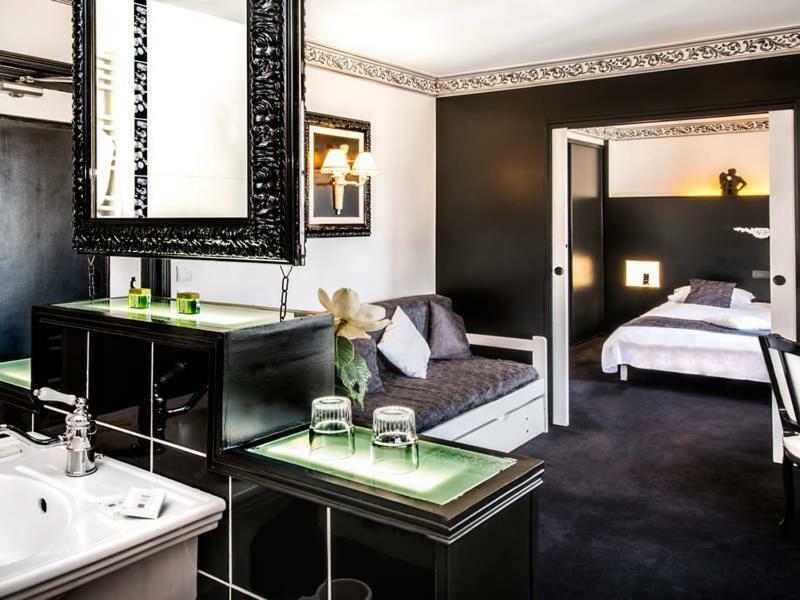 Hotel Le Rocher Blanc Albaret-Sainte-Marie ภายนอก รูปภาพ